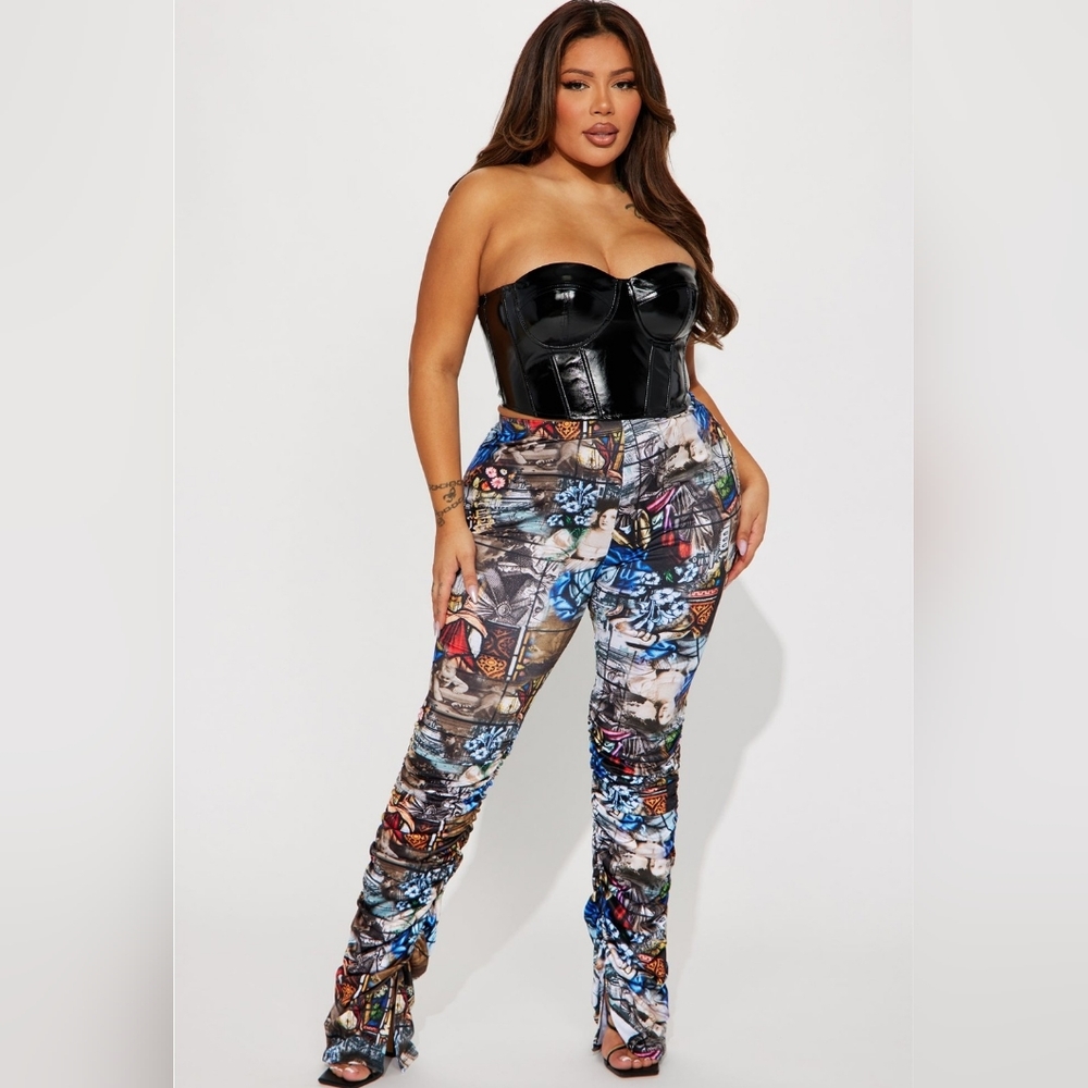 New stacked pants.
